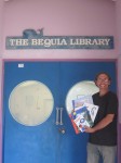 Mario visits the Bequia Public Library