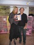 Katrin Hecker, director of Animalkind and author Mario Picayo at Animalkind’s Free Adoption Weekend, and Book Signing Event.