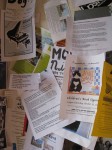 A Very Smart Cat book signing flyers could be spotted all over Hudson, New York.