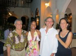 Mario Picayo poses with members of the team from the Office of the Governor that work so hard every year to make the Initiative possible. From the left, Raul Carillo, Sekoia Rogers, Mario Picayo, and Alice Krall.